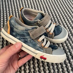 See Kai Run Blue and Gray Kids Sneakers
